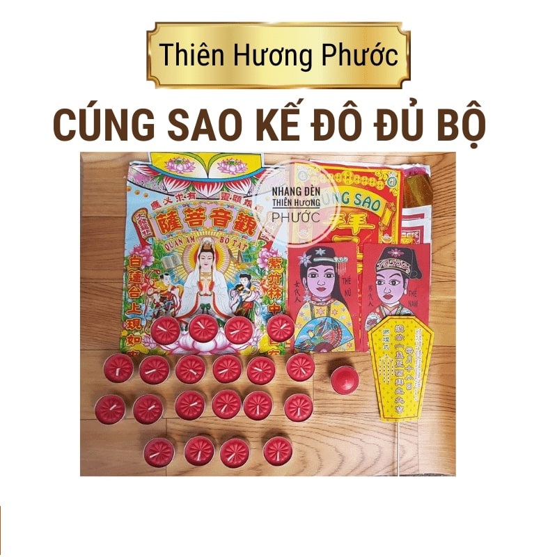 Cúng sao Kế Đô gồm vàng mã đèn cầy bài vị