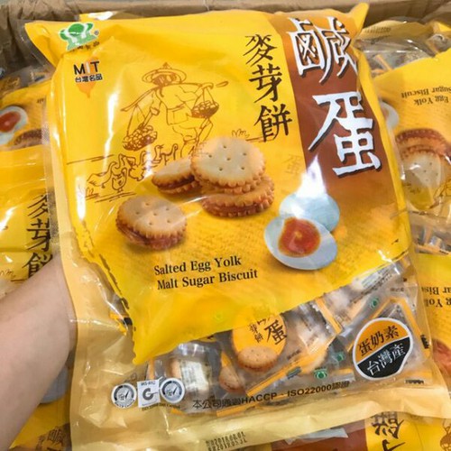 [ BỊCH 180G] Bánh Quy Trứng Muối Đài Loan [VỊ TRỨNG MUỐI ] [SIÊU NGON]