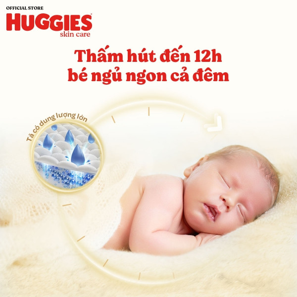 Tả Dán Huggies Skincare M76x3+ KM New