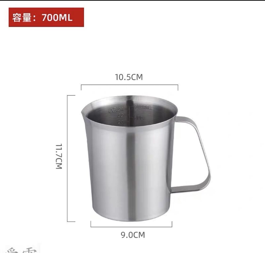 Ca đong,ca chia vạch inox 304 cao cấp 550ml