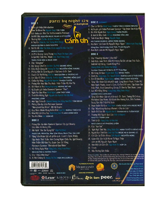 Thúy Nga 134 - Lời Cảm Ơn (DVD - Bluray)