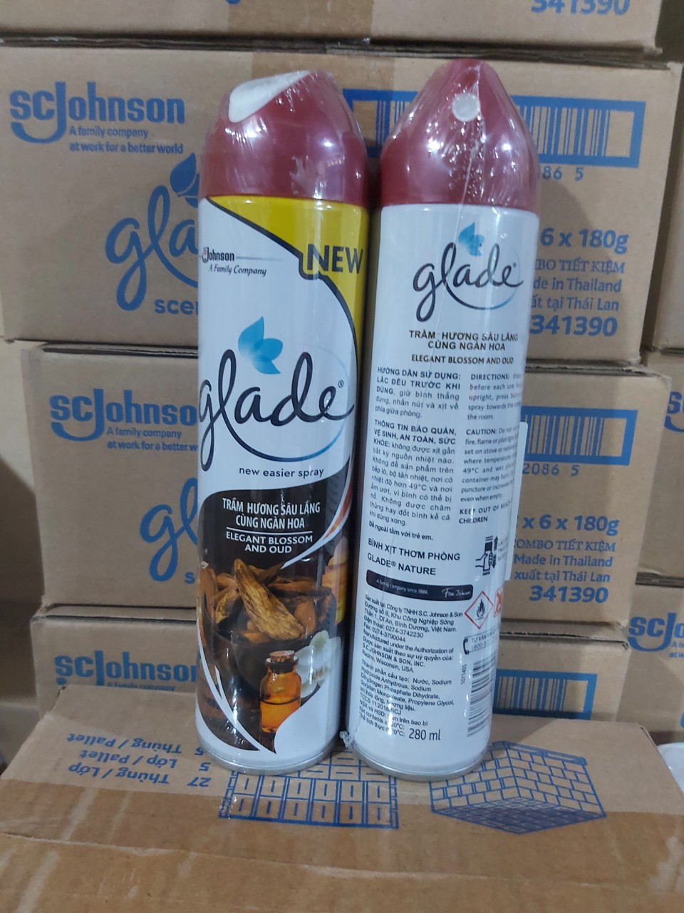 Xịt Phòng Glade Trầm Hương Sâu Lắng 280ml