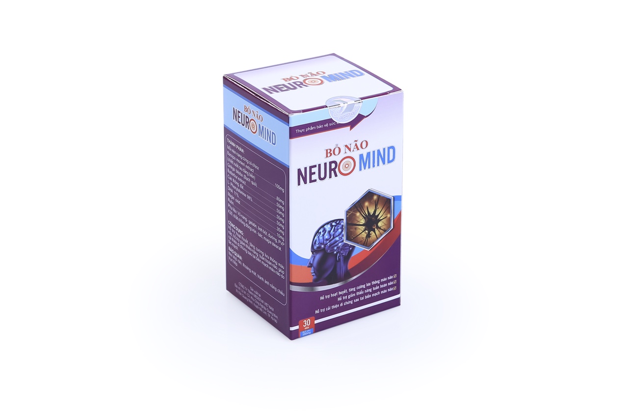 [HCM]Thực phẩm chức năng viên bổ não NEUROMIND (hộp 30 viên)
