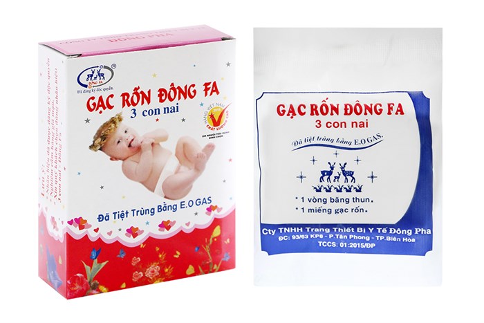 GẠC BĂNG RỐN SƠ SINH ĐÔNG PHA