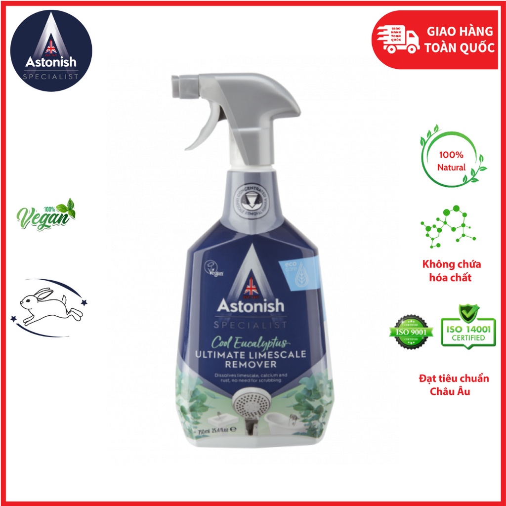 Bình xịt vệ sinh nhà tắm astonish c6940 750ml