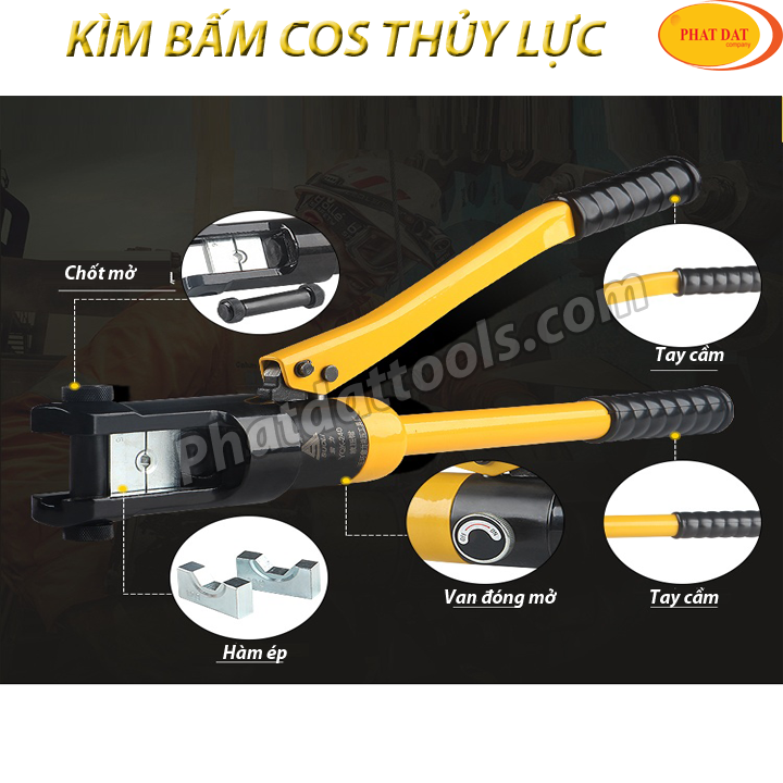 Kìm ép cos thủy lực YQK 240