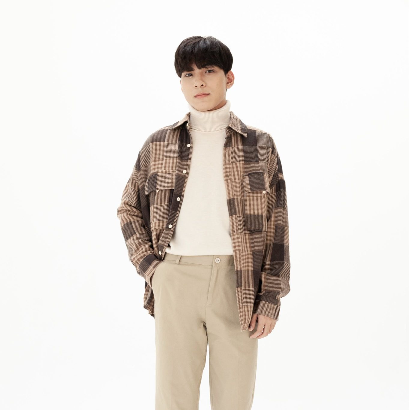 Áo len cổ lọ LOOK Turtle neck sweater