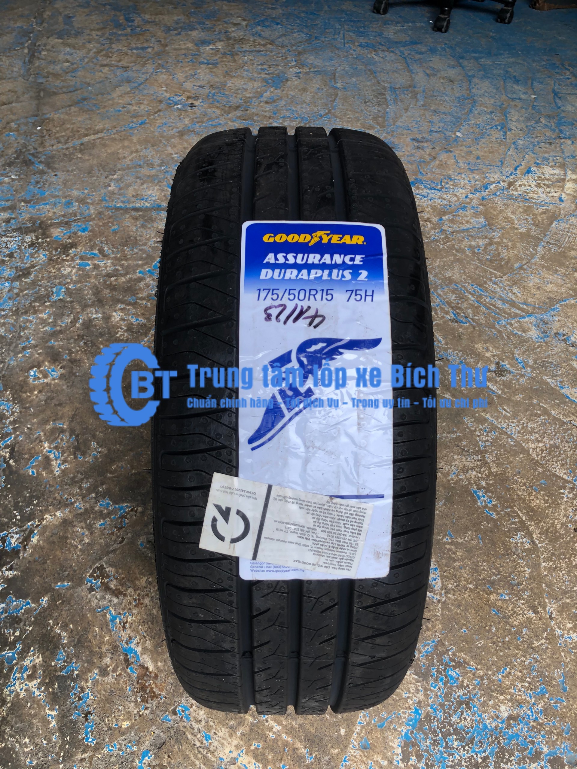 Lốp Goodyear 175/50R15 Duraplus 2