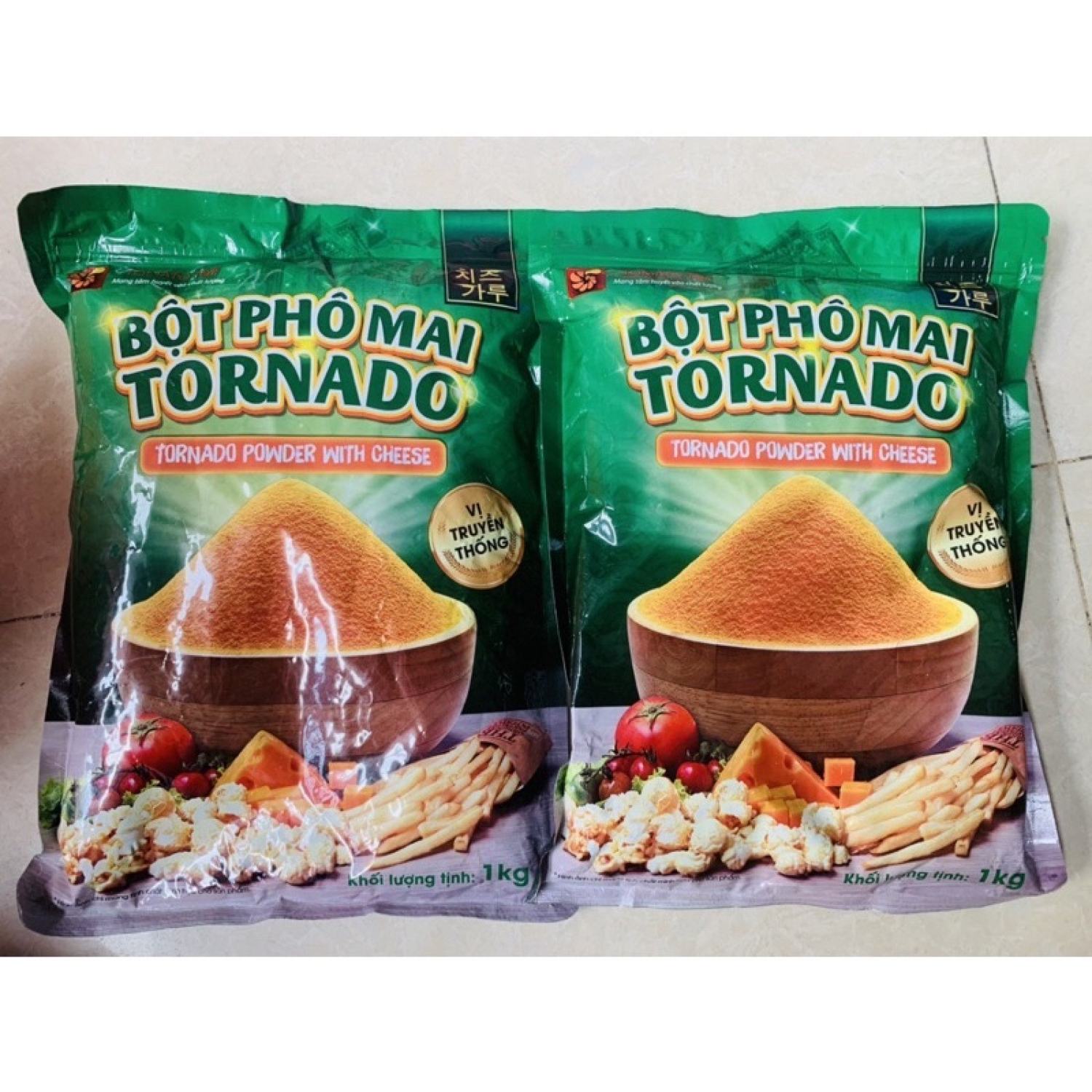 Bột phomai tornado 100gr