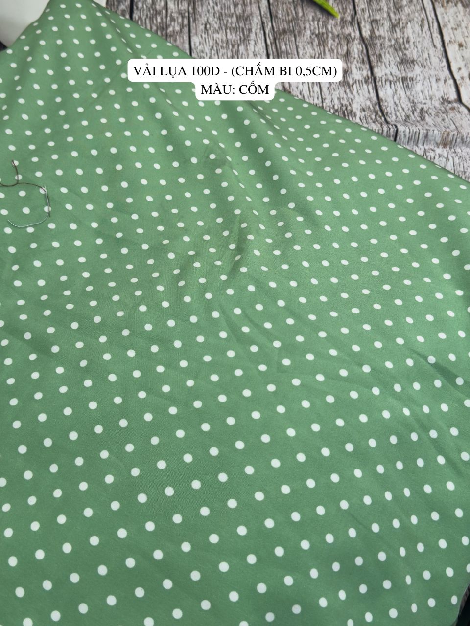 VẢI LỤA CHẤM BI [NHÍ]  - DÒNG VẢI THÔNG DỤNG - 1 MÉT X 1M5