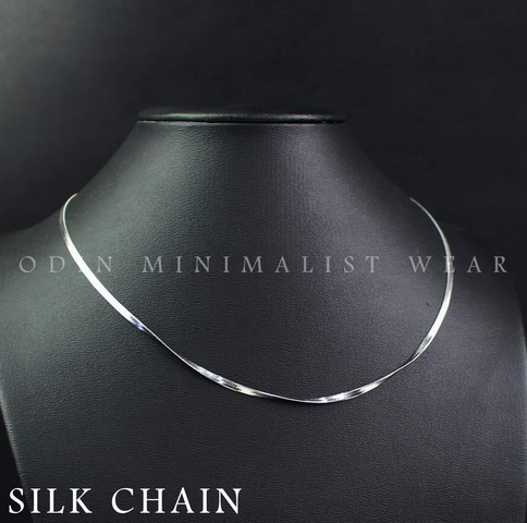 Dây chuyền Silk Chain - Dây lụa thép Titanium phủ Crom - Độ bền vĩnh cửu - ODIN