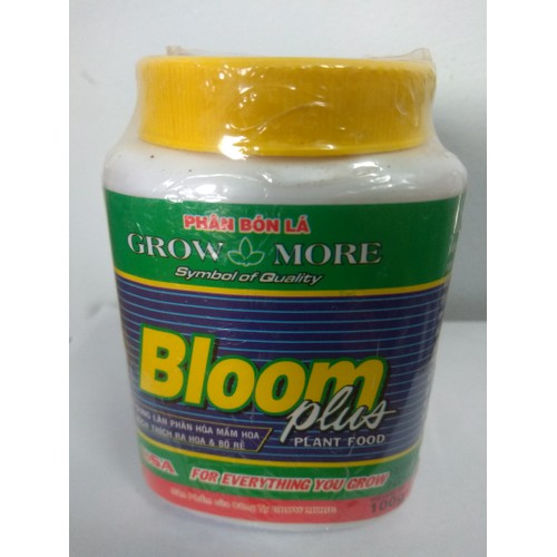 Phân bón lá Grow more Bloom Plus NPK 10-55-10 - chai 100g