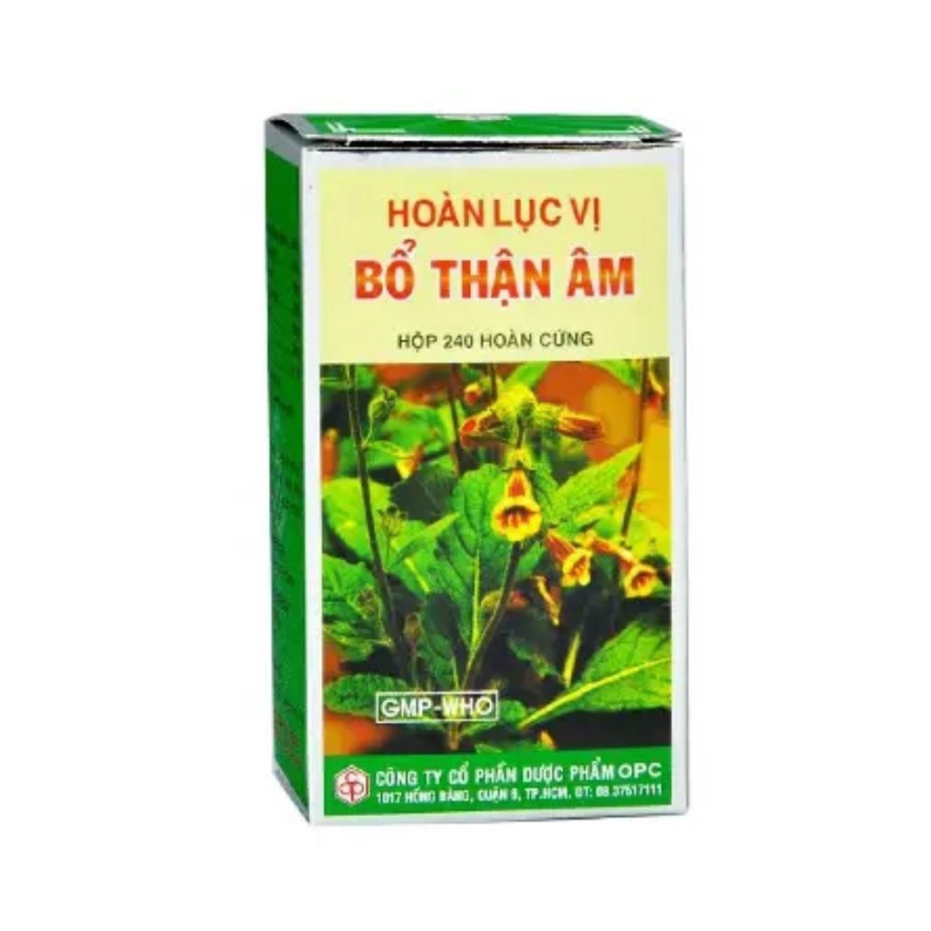 [Hộp 240 Viên Hoàn] HOÀN LỤC VỊ BỔ THẬN ÂM OPC