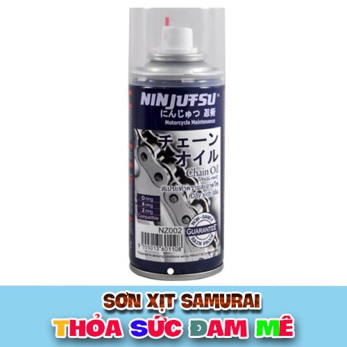 Chai dưỡng xích Ninjutsu NZ002 samurai