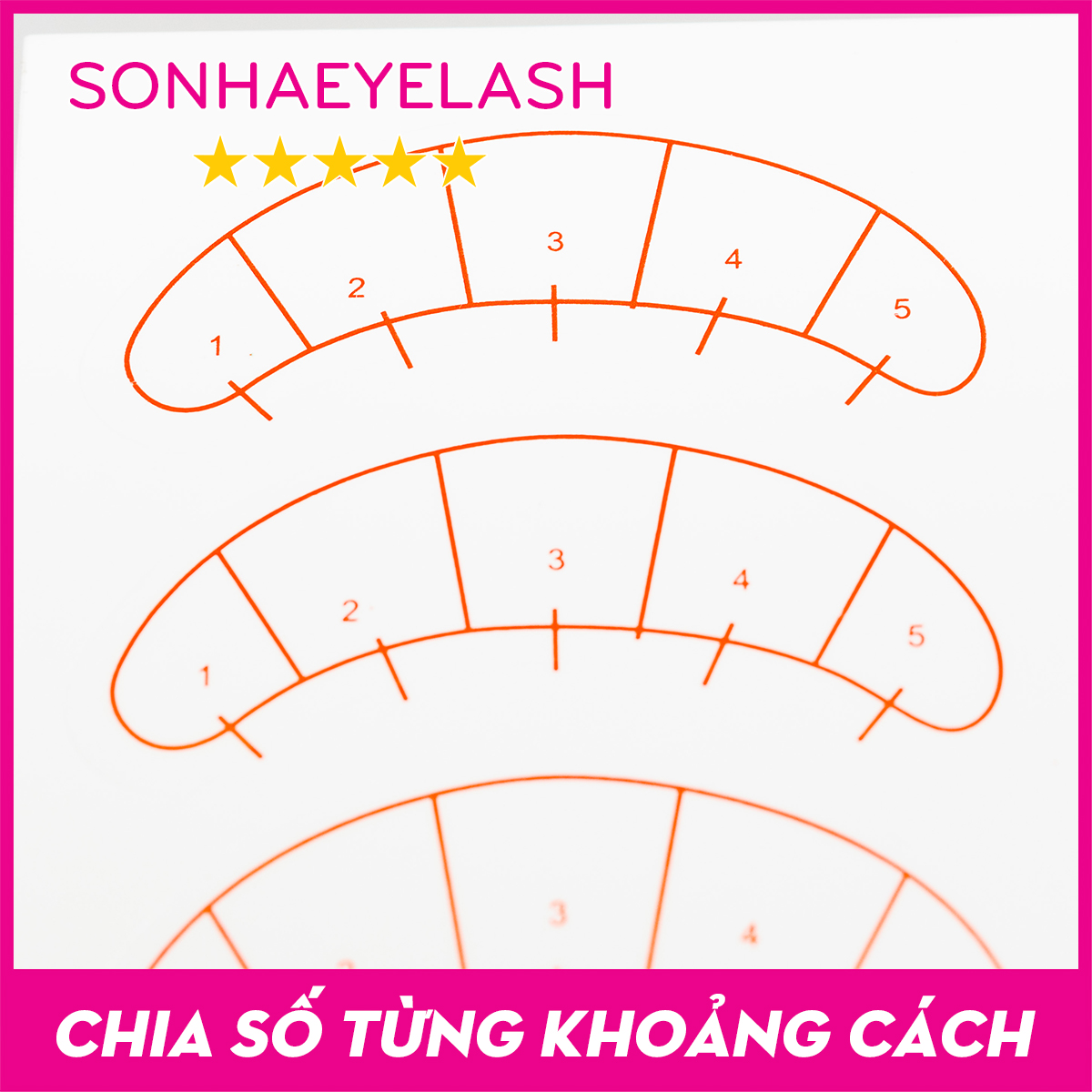 Pad chia size, Pad chia size nối mi