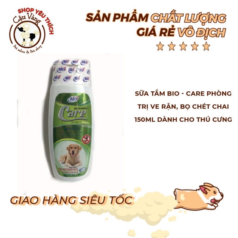 Sữa tắm khử mùi trị ve rận bọ chét Bio Care