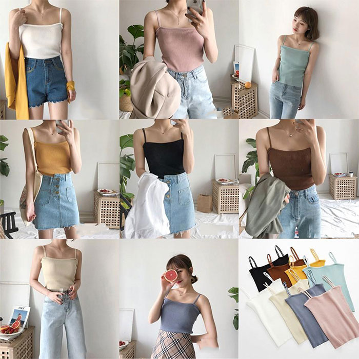 Áo Hai Dây Bún Đôi Thời Trang