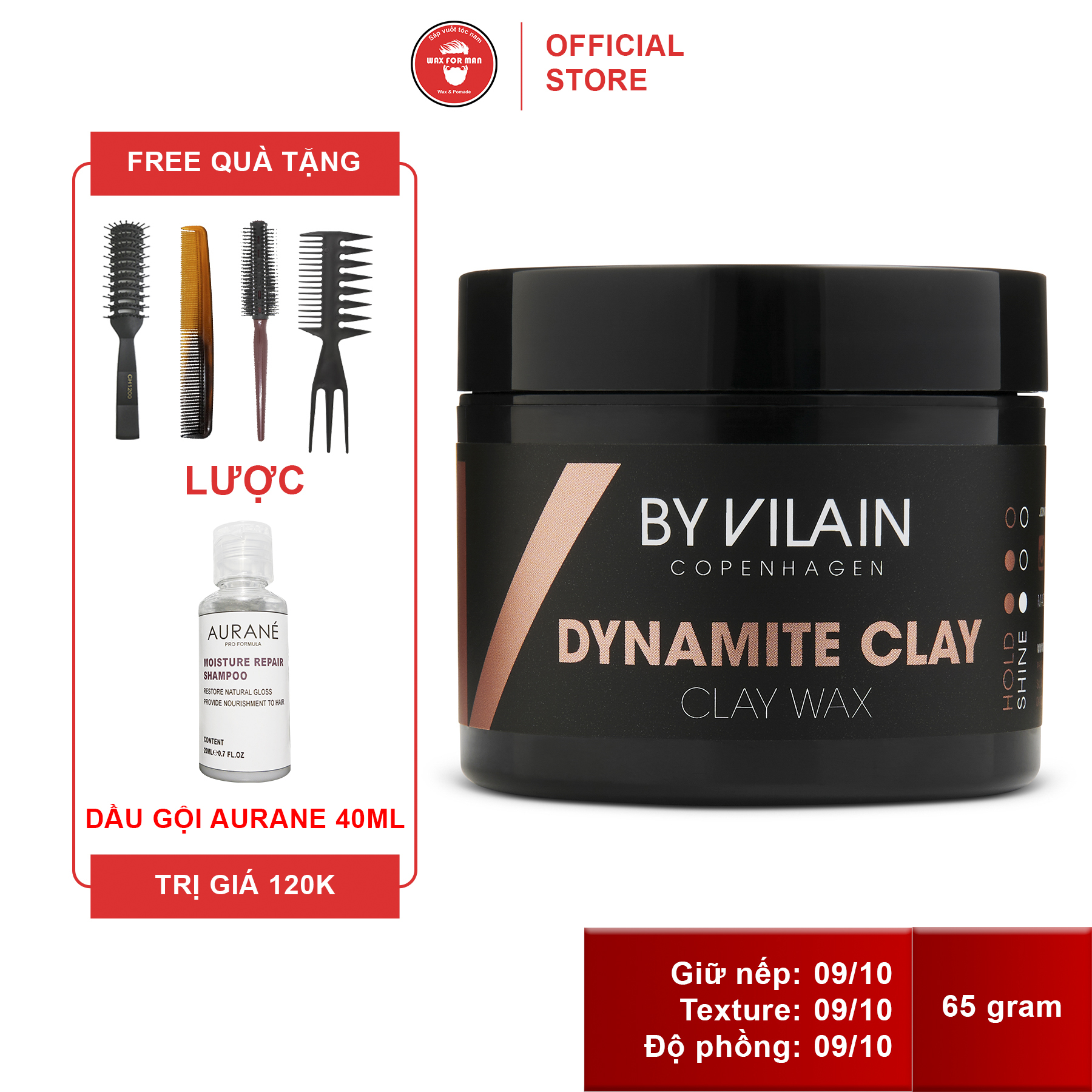 By Vilain Dynamite Clay Hair Wax