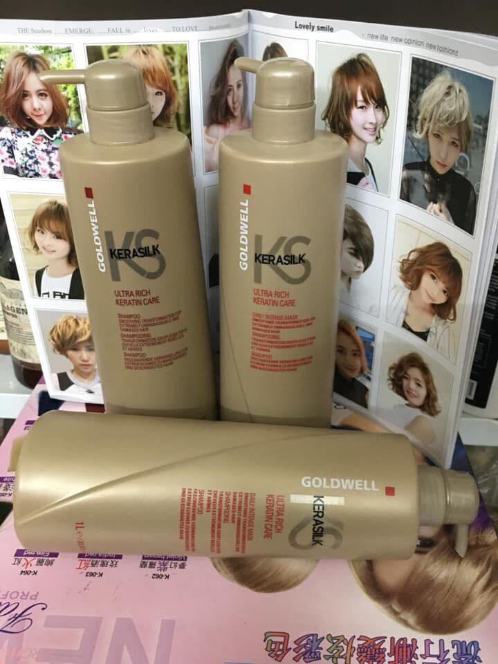 Slimmer Goldwell Keratin Kerasilk Conditioner 1000ml x 2