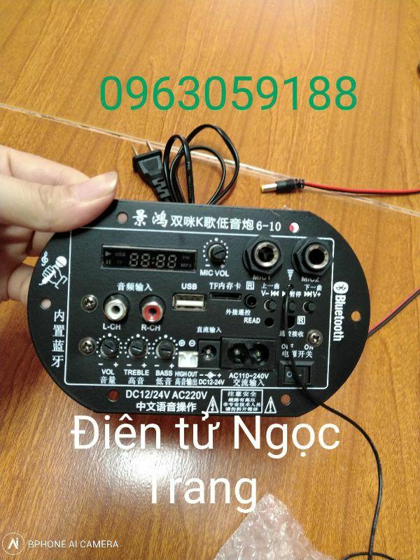 Mạch Khuyếch đại âm thanh Crown Có bluetooth Và  Hiện thị số