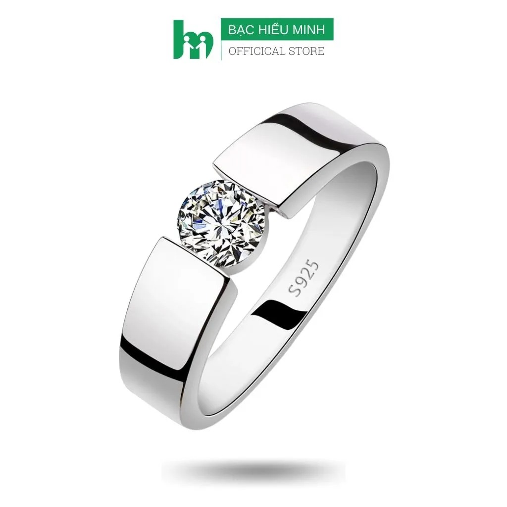 Nhẫn nam bạc hiểu minh na005