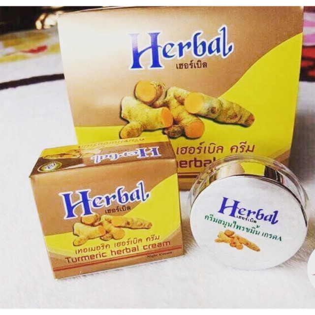 Kem nghệ Herbal Thái Lan trắng da giảm mụn chống thâm