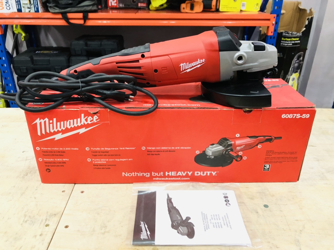Mài góc 230mm Milwaukee 6087S-59