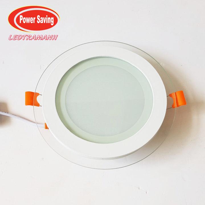 Đèn led âm trần mặt kính 9W khoét lỗ 90mm
