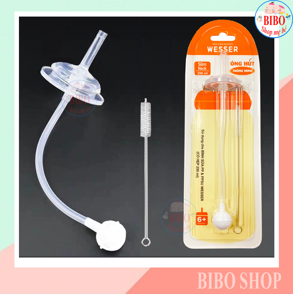 Bình Sữa Nhựa PP Thể Tích 60Ml/140Ml/250Ml Wesser Cổ Hẹp Nhựa An Toàn Cho Bé