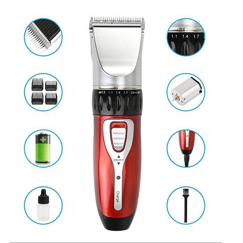 [HCM][SIÊU BỀN] [CHẤT LƯỢNG TỐT] TÔNG ĐƠ CẮT TÓC SẠC ĐIỆN LƯỠI SẮT (tông đơ hớt tóc trẻ em)