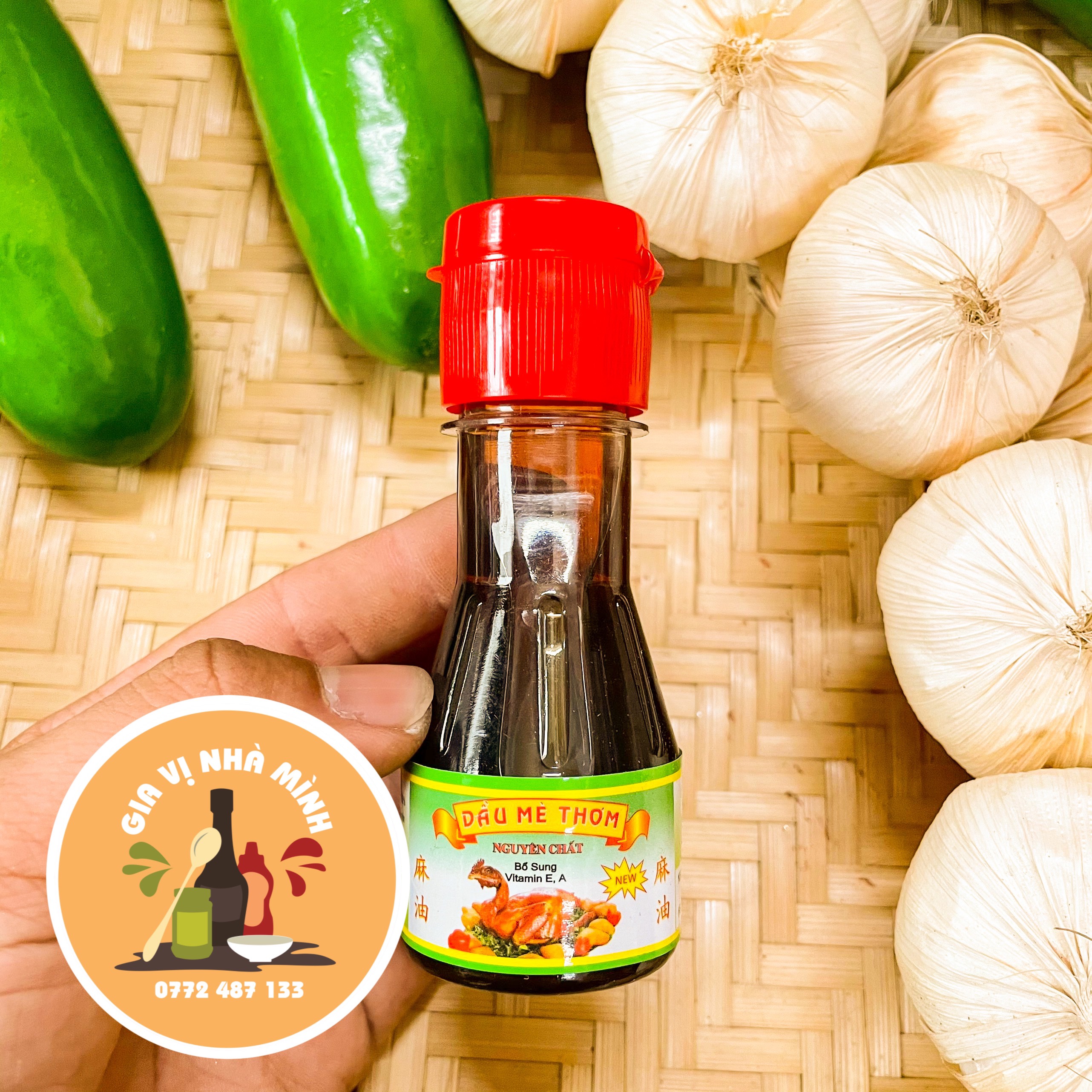 Dầu mè thơm nguyên chất nguyên hoà 70ml