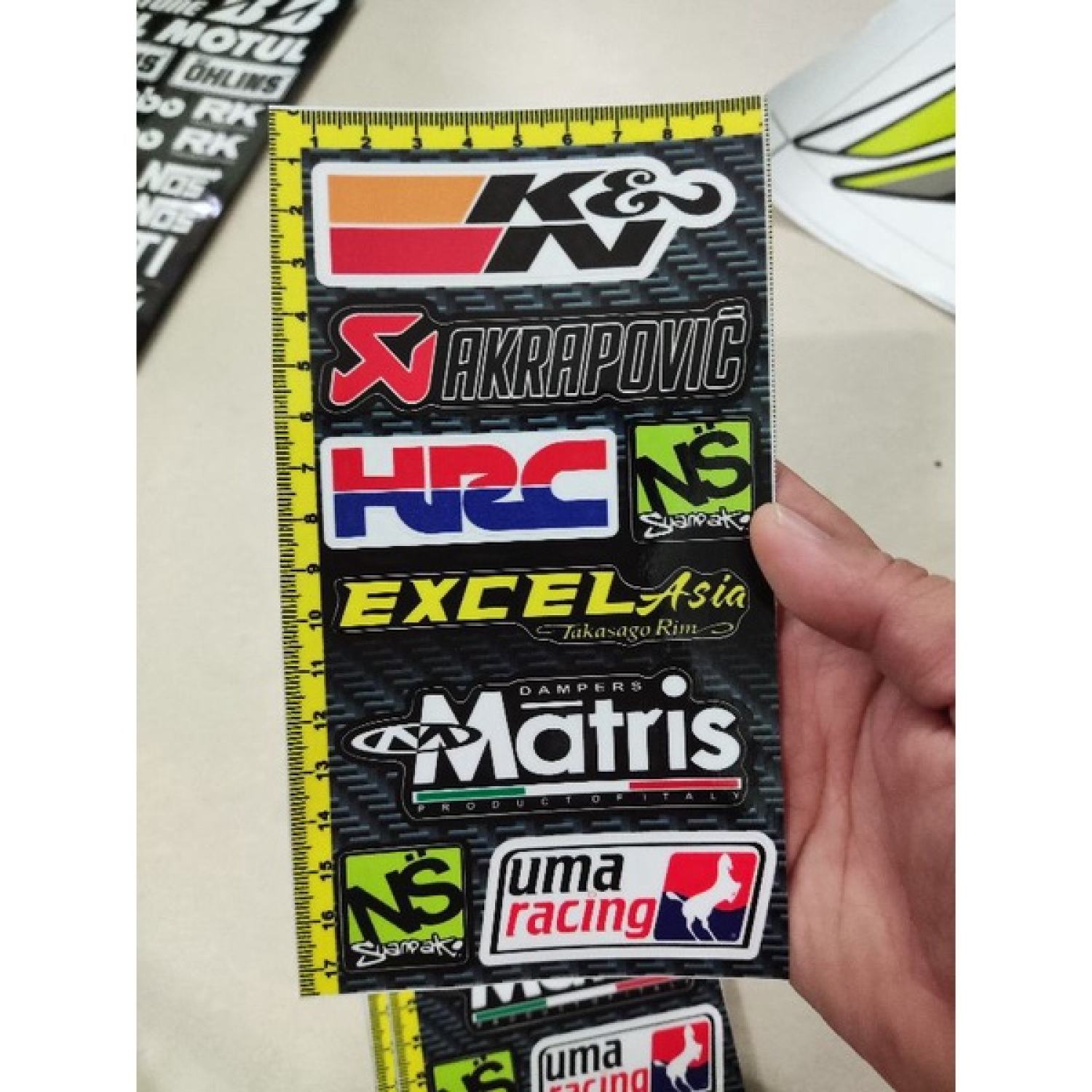 Tấm Tem Logo Nhiều Thương Hiệu Nổi Tiếng Ohlins Nitron