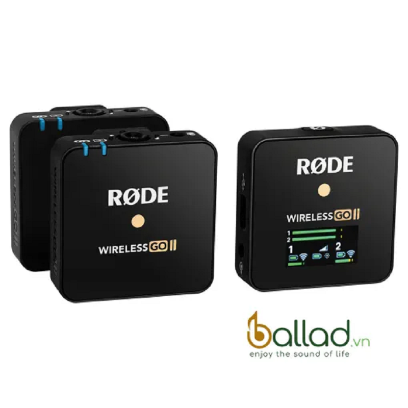 Micro RODE Wireless Go II kèm Pin dự phòng Golf 10000mAh
