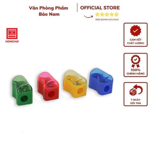 Gọt bút chì sp-06 hồng hà - 3535 chất lượng - màu sắc: xanh da trời , xanh lá cây, vàng, đỏ