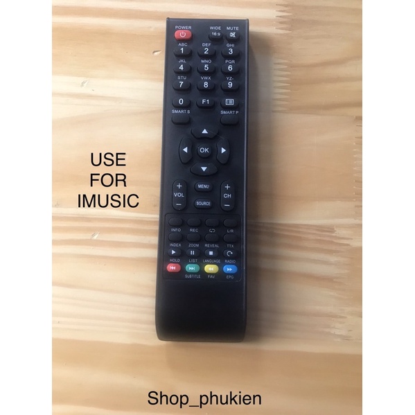 Remote điều khiển tivi IMUSIC
