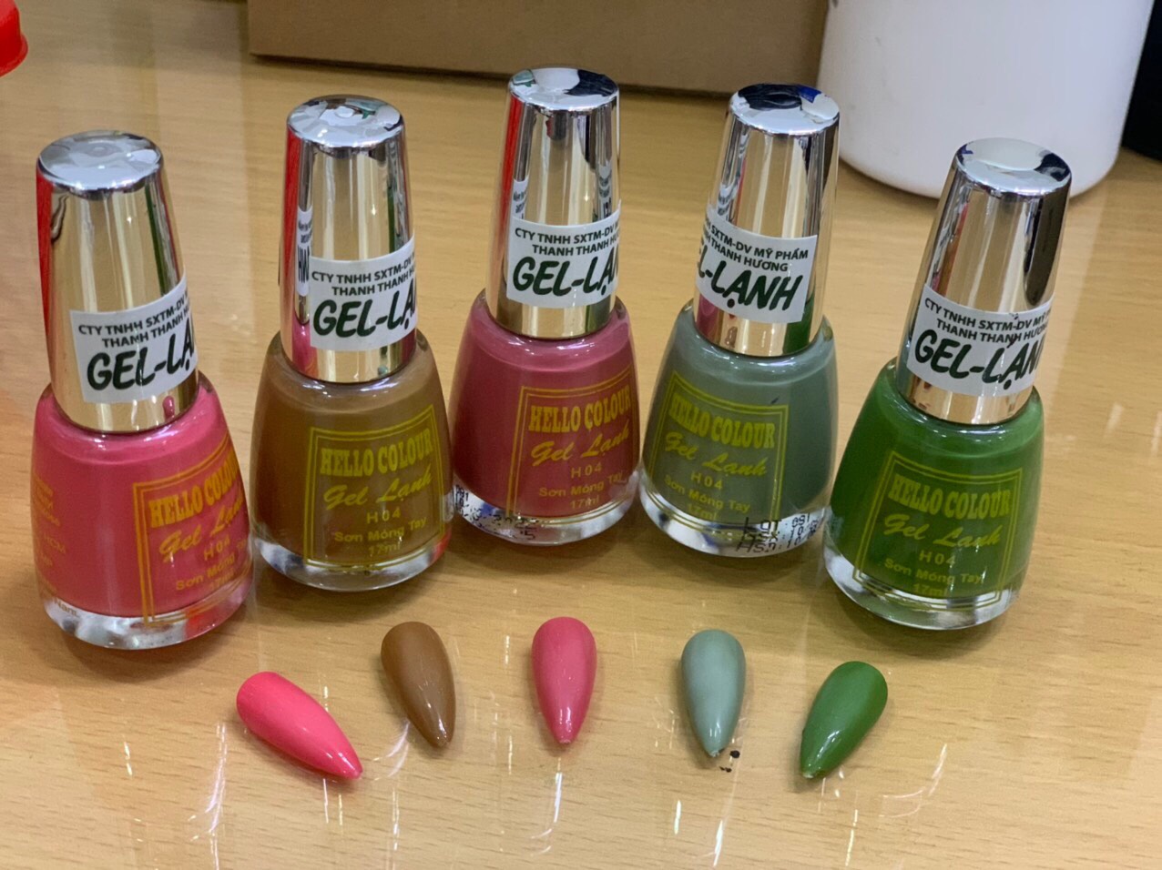 Sơn Gel lạnh không cần hơ đèn