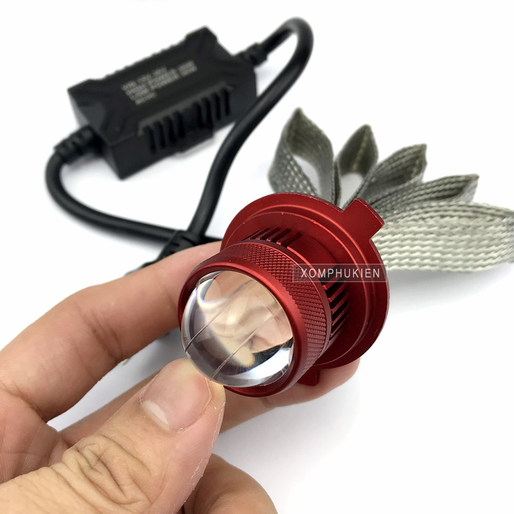[HCM]Đèn Pha Bi Cầu Ruby Cos Vàng  Pha Trắng [ 1 Chiếc ]