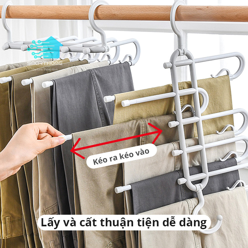 Móc Treo Quần Áo Đa Năng Nhật Bản