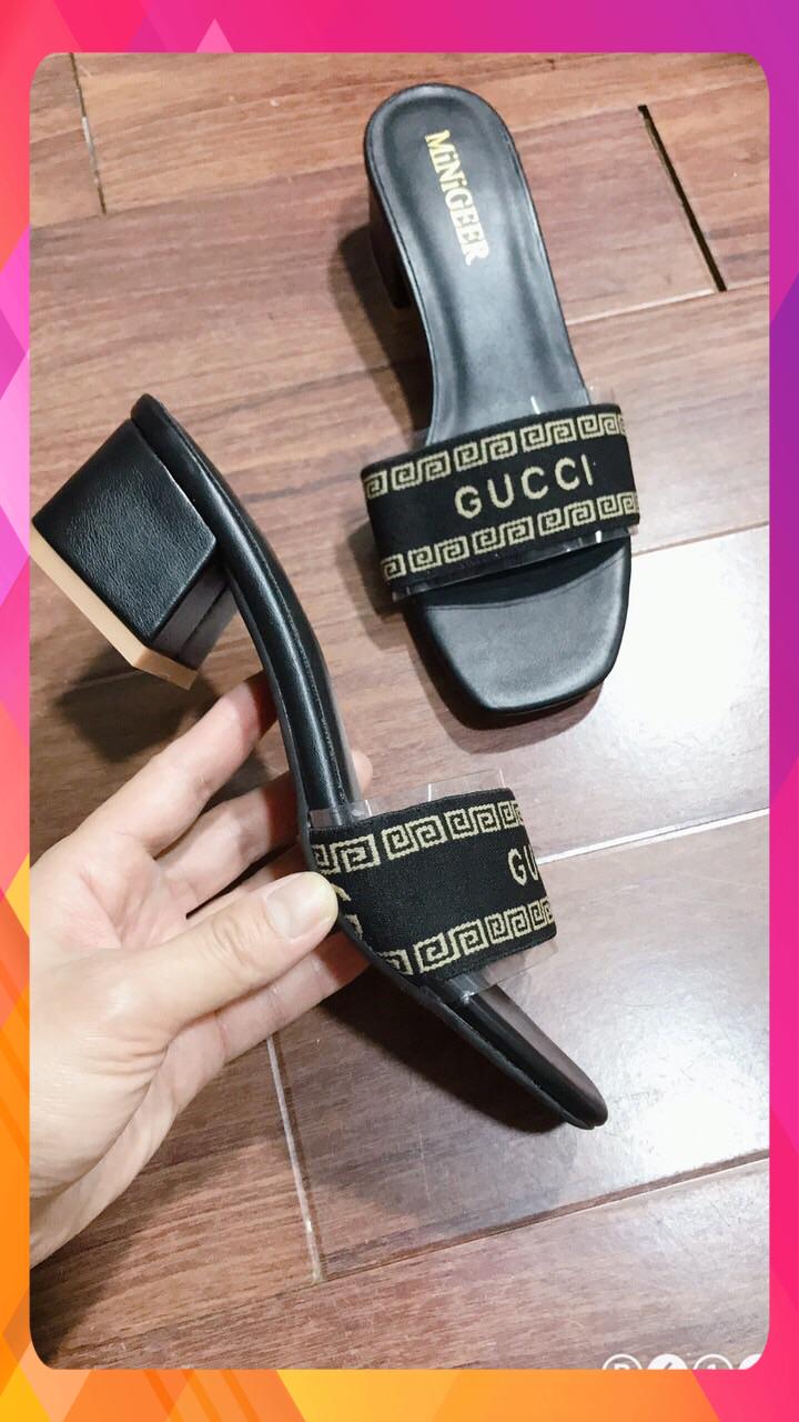 Guốc nữ thời trang 00320 sz35-38 màu đen
