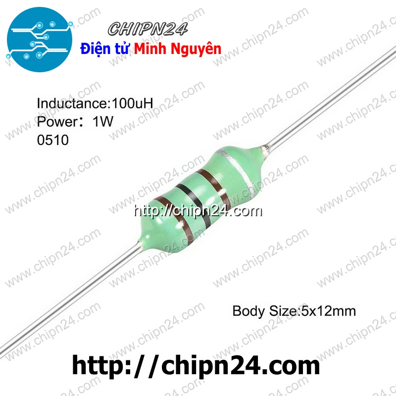 [10 cái] (KG1) Cuộn cảm vạch 1W DIP 0510 (4.7/10/100/150/220/330/470UH/1MH/2.2/3.3/4.7/10MH) - [Chọn Loại]