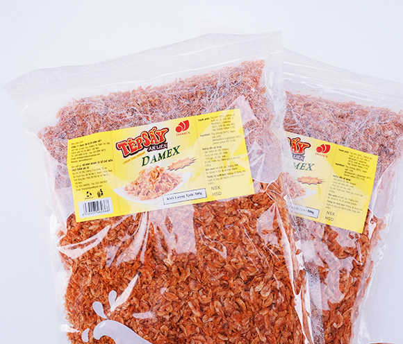 Tép sấy damex tẩm vị ăn liền 500g