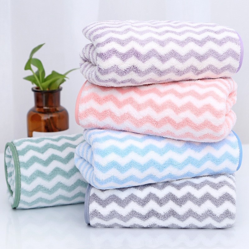 Khăn mặt  kẻ sọc hàn quốc 30*50cm