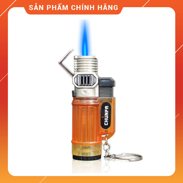 [Hoàn tiền 10%]Hộp Qụet Bật Lửa Khò 1 Tia Cực Mạnh Chunfa  Đẹp Độc Lạ