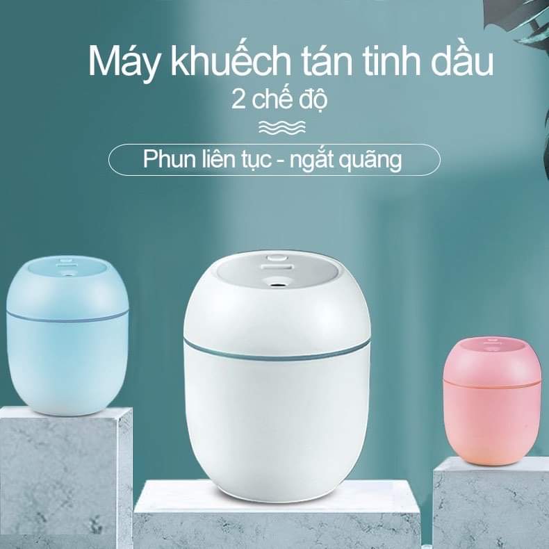 Máy Xông Tinh Dầu Mini Cho Phòng Ngủ Và Trên Xe Hơi Máy Khuếch Tán Tinh Dầu Phun Sương Tỏa Hương Đuổi Muỗi & Côn Trùng