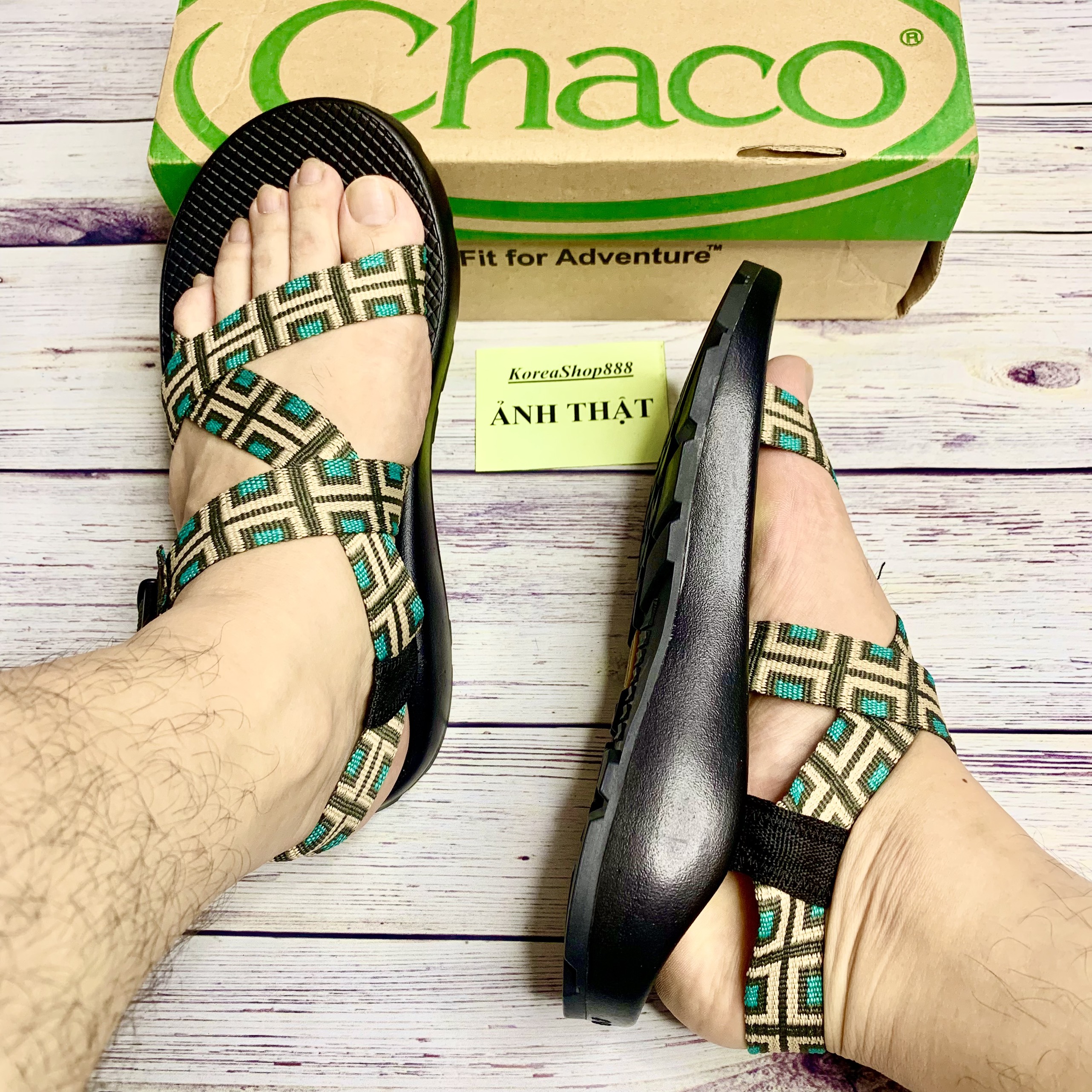 Dép Sandal Nam Nữ Chaco Quai Dù D145
