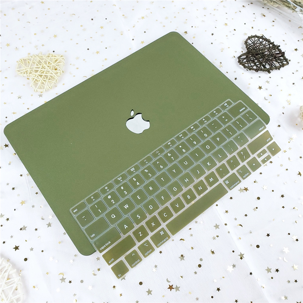 COMBO Ốp Macbook 13 Air ( 2017 - 2020 - M1 ) Và Phủ Phím Cùng Màu
