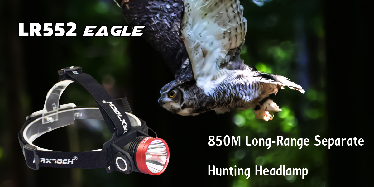 Đèn pin đội đầu MAXTOCH EAGLE LR552 độ sáng 720 lumen chiếu xa 850m (pin 21700)