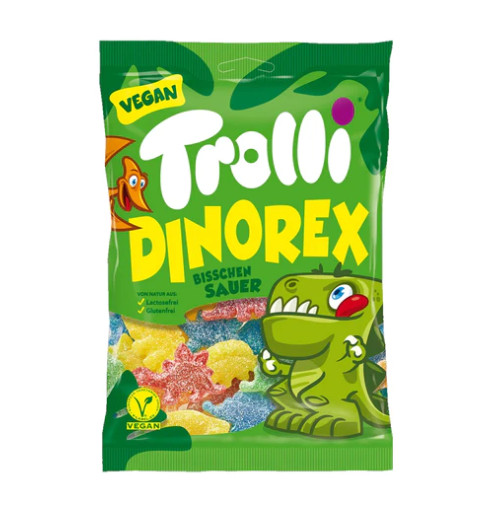 Kẹo dẻo Trolli Hình Khủng Long 100g