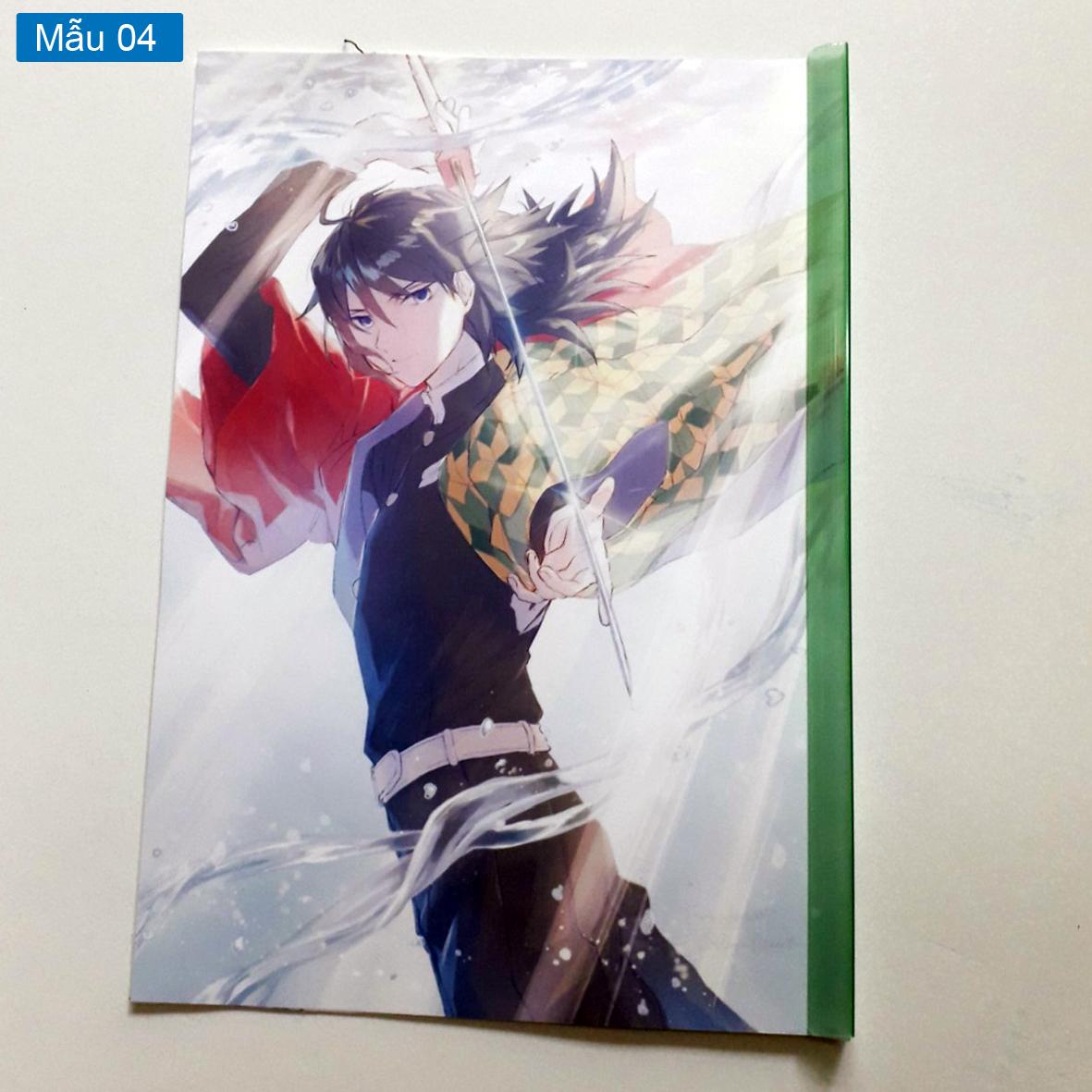 [HCM]Bìa sơ mi/ Bìa kẹp tài liệu anime Kimetsu No Yaiba/ Thanh Gươm Diệt Quỷ/ Trụ Cột