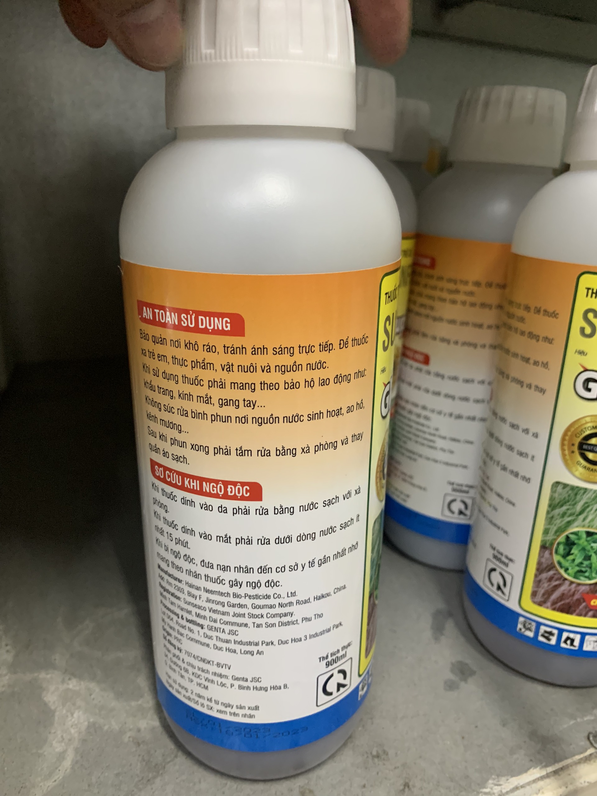 THUỐC DIỆT CỎ KHAI HOANG GLUPHOSAT 900ml (CHẾT CỎ SẬY)